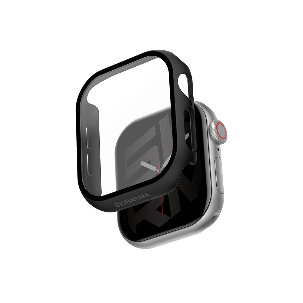 Skinarma Gado Apple Watch 10 42mm Sert Silikon Kasa ve Ekran Koruyucu Skinarma Gado Apple Watch 10 42mm Sert Silikon Kasa ve Ekran Koruyucu